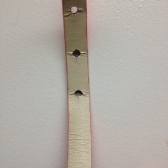 BCBGENERATION WAIST BELT BOW BUCKLE SKINNY NEON - Picture 4 of 6